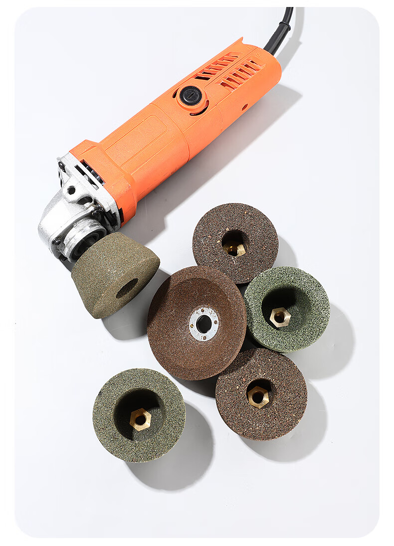 石材打磨抛光砂轮角磨机通用打磨头100较细金刚石花岗岩磨片加厚磨刀