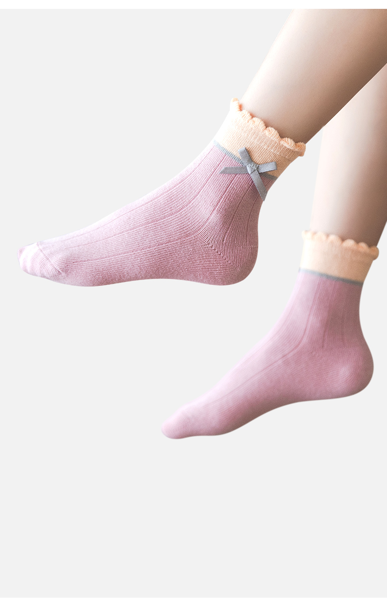 袜子秋冬季全棉中筒袜宝宝冬季女孩春秋棉袜ms且听风吟sj0195双装13岁