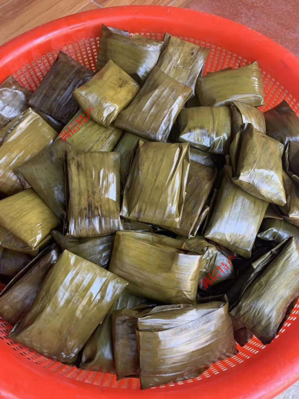 广西特产粽子糍粑糯米糍叶儿粑香芭蕉叶糍粑新鲜横县南宁现做 红糖