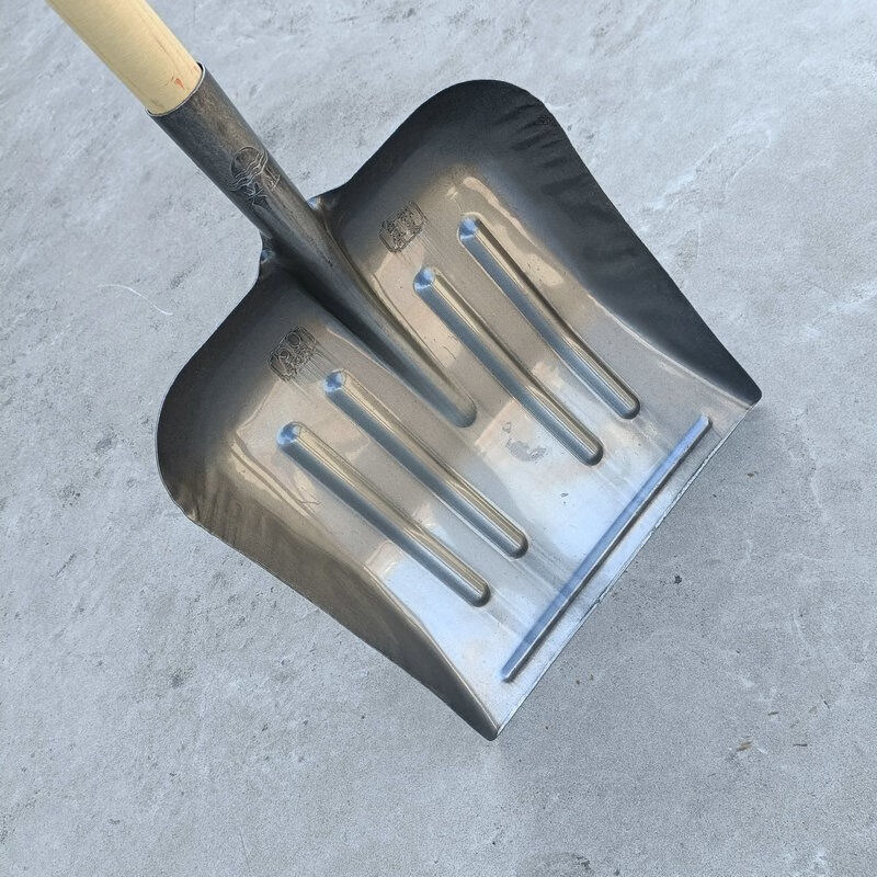 号铲粪神器锰钢平头加深加宽养殖清粪锹铲头俄式大方锹 大板锹头(1把)