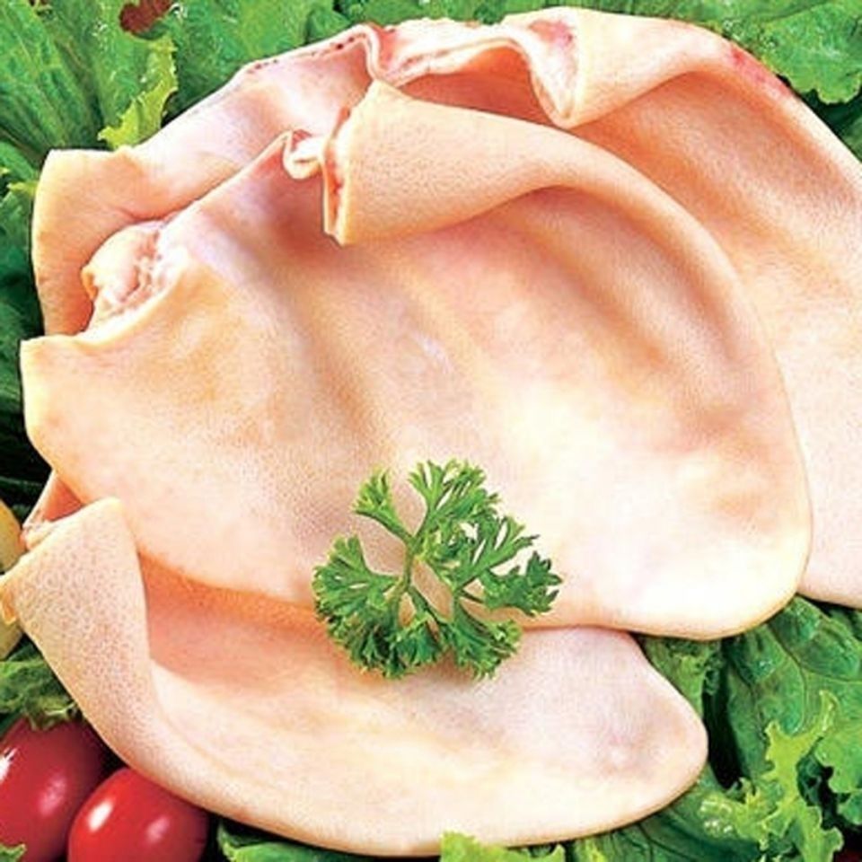 冷冻新鲜猪耳朵猪耳片干净无毛生猪耳饭店卤菜店用24片左右猪耳河南