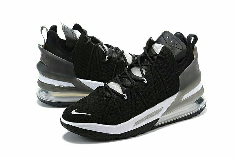 【官方旗舰】詹姆斯18代篮球鞋中国玉黑紫高帮耐磨防滑减震透气运动