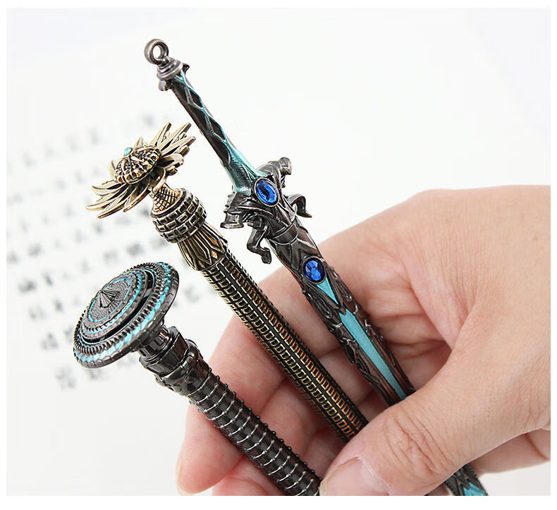 斗罗兵器武器笔唐三的笔蓝银霸王枪暴雨梨花七杀剑佛怒唐莲中性笔唐三