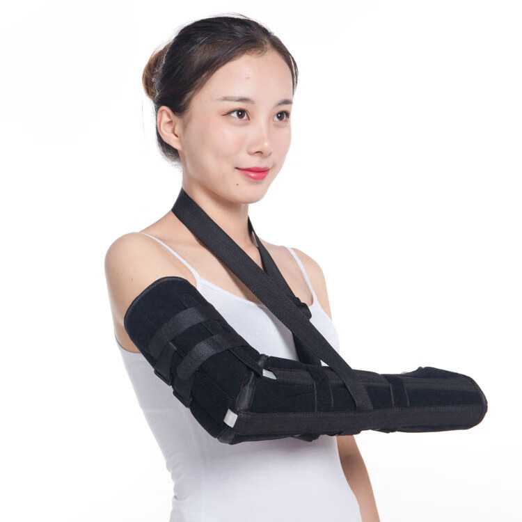 肘关节固定支具上肢胳膊骨折夹板前臂康复支架护具手臂矫正长款s