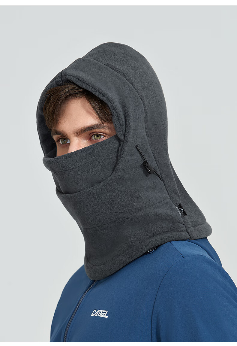 骆驼冬季骑行防风包头帽子男女冬天加绒保暖头套防寒面罩骑车围脖a1w3