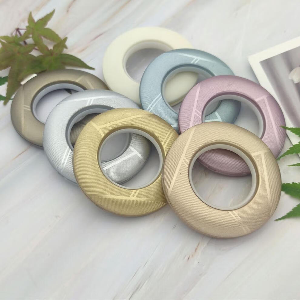 双面拉丝罗马杆挂圈罗马圈圈窗帘圈家用静音罗马圈打孔环窗帘扣圈80