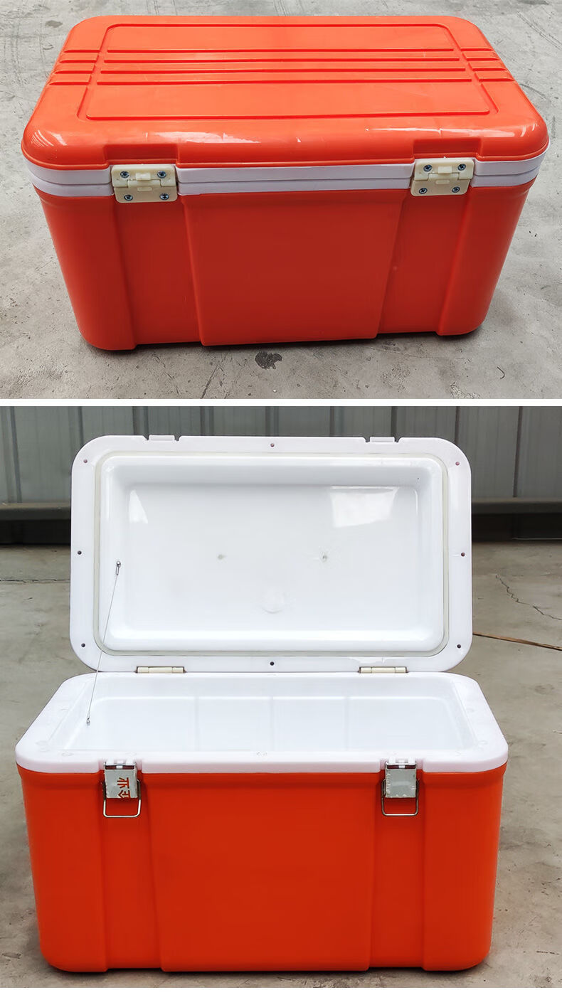 60l保温箱冷藏保鲜商用摆摊冰冻车载外卖食品大容量户外海钓 60升(侧