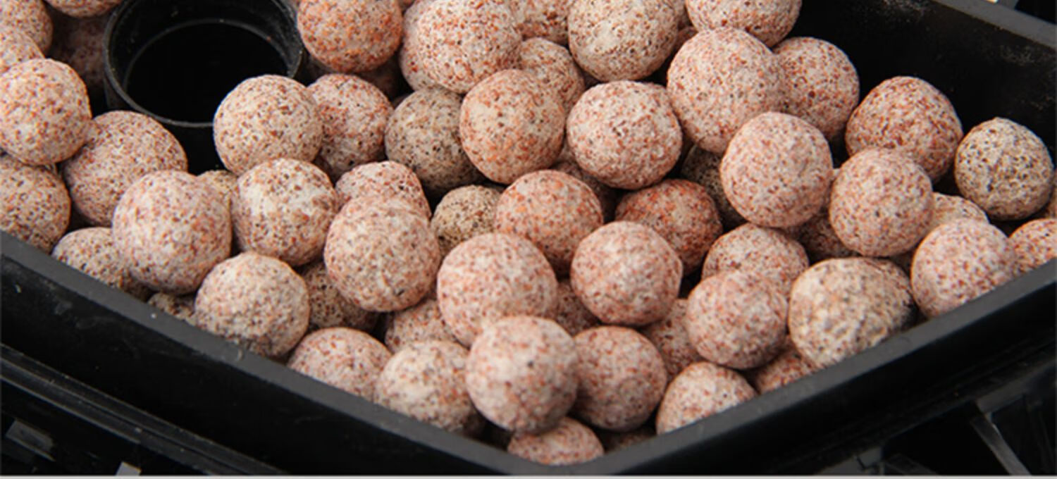 中空石英球鱼缸过滤材料细菌屋气泡石纳米培菌生化球硝化细菌滤材中空