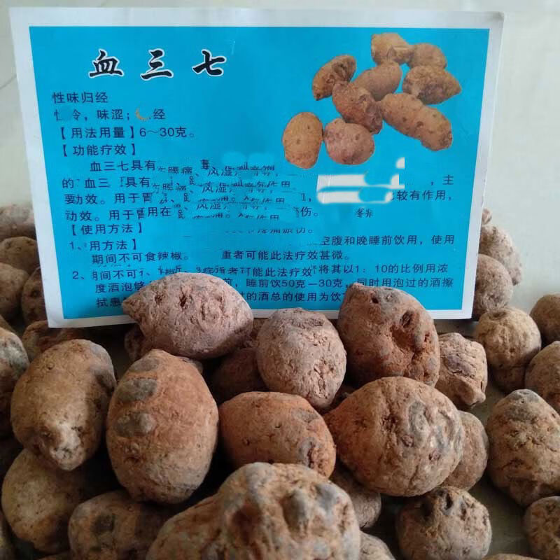 伟博血三七云南野生中药材跌打损伤疼痛泡酒料药酒料配血竭250g