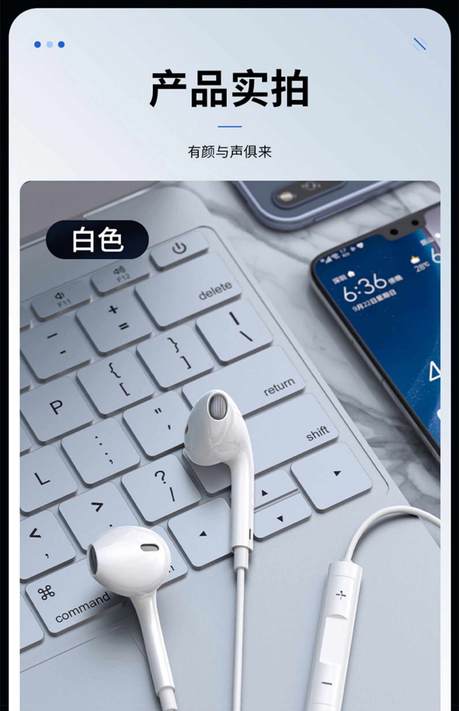 祥汇隆适用opporeno4pro耳机findx2pro有线typec扁孔ace2耳塞reno3