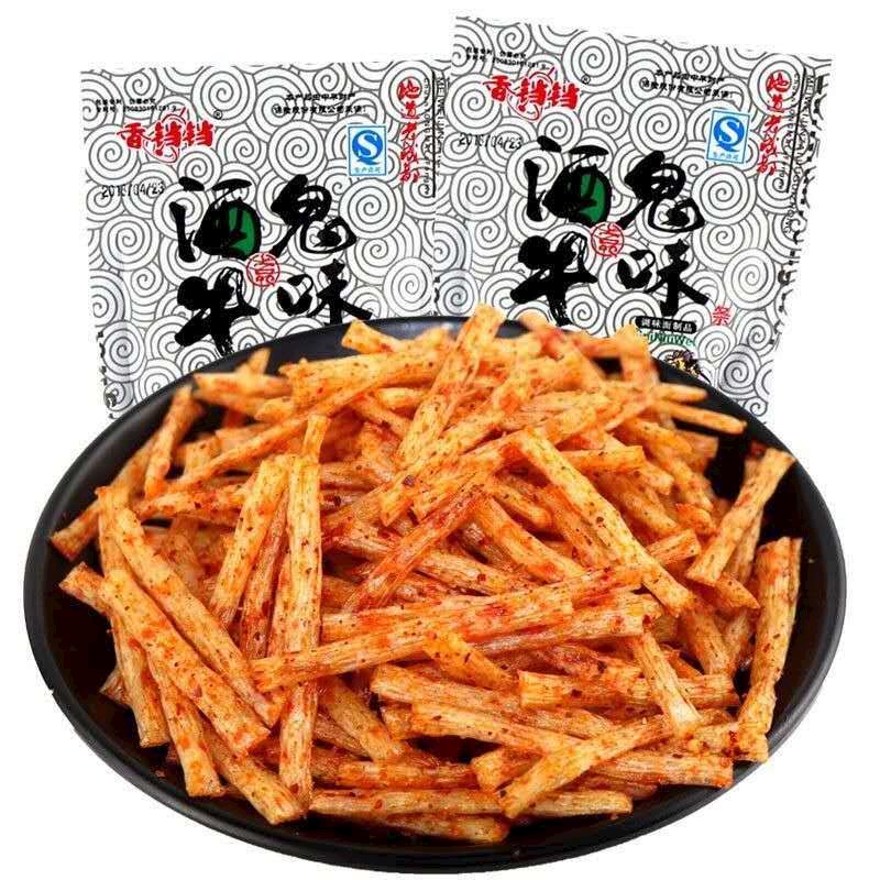 手撕90后小时候经典怀旧麻辣零食小吃牛肉辣条手撕牛肉辣条牛味条40包