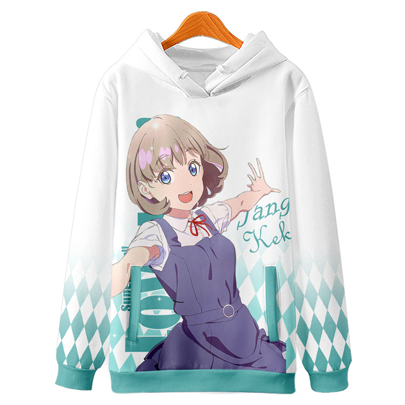 简顾lovelive superstar周边动漫二次元印象卫衣连帽秋冬唐可可涩谷痛