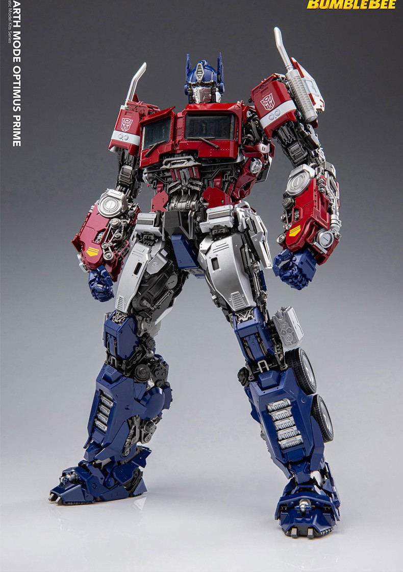 圣斯基 擎天柱拼装模型 大黄蜂外传 地球形态 擎天柱变形玩具金刚成人