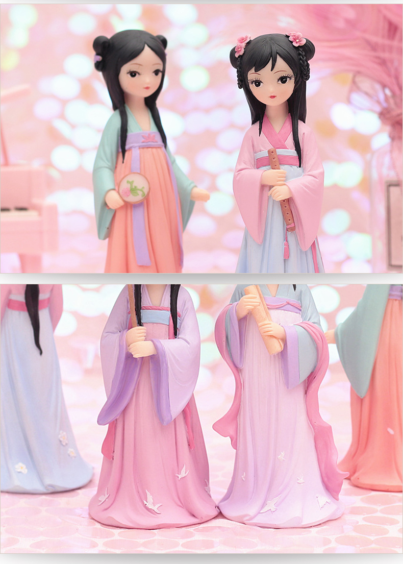 春节礼品我是故宫娃娃俏格格玩偶宫廷系列摆件古风古装绢人偶中国风小