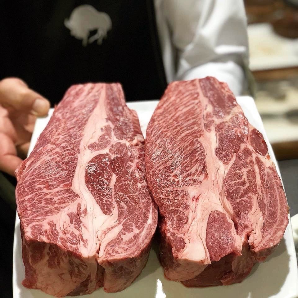 安小离 澳洲谷饲 m5上脑牛排 1000g 新鲜原切 厚切 澳洲进口m5上脑