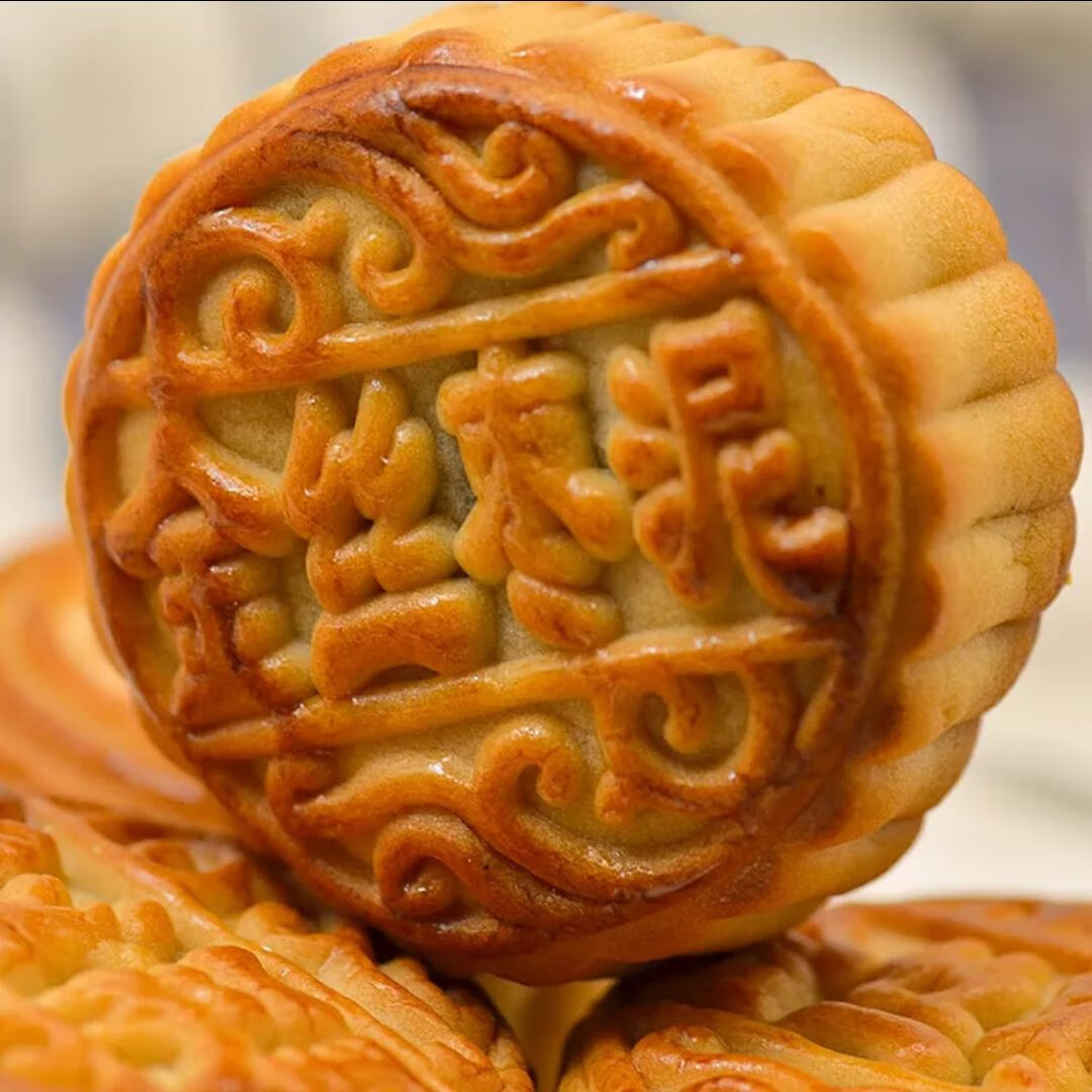 山东传统手工豆沙金丝枣泥月饼京式月饼散装中秋礼盒装金丝枣沙500克