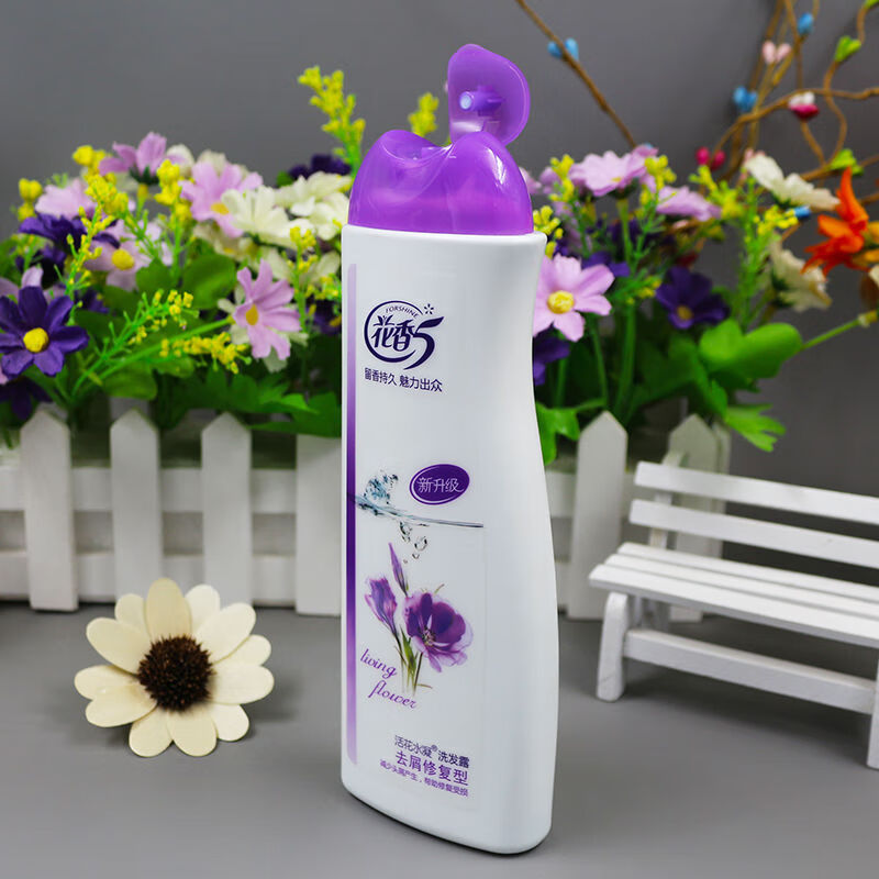 花香5洗发水露活花水凝去屑修复水润养护清爽洁净200ml每瓶清爽洁净型