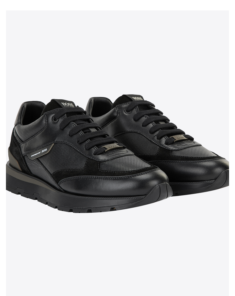 hugo boss雨果博斯男士2021秋冬新品保时捷联名系列混合材质运动鞋