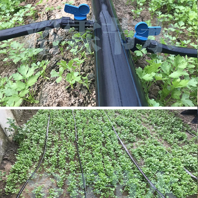 浩胜 贴片滴灌 水管农用 16pe管材抗晒农业喷灌设备pe滴灌微喷水管