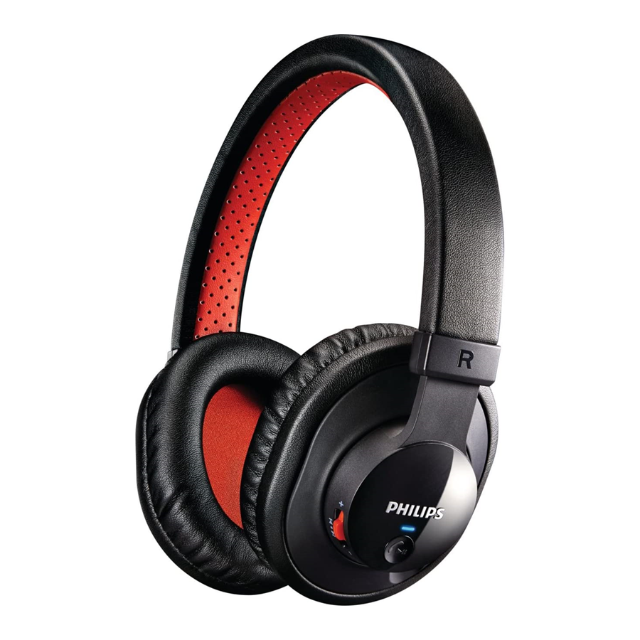 飞利浦philipsshb700028头戴式蓝牙立体声耳机隔音黑色