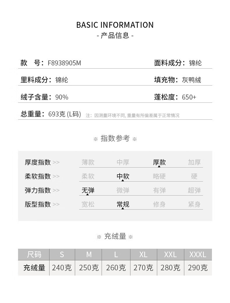 BLACKICE 黑冰  F8905 男款650蓬灰鸭绒连帽羽绒服+凑单内衣 新低378元包邮 值值值-买手聚集的地方