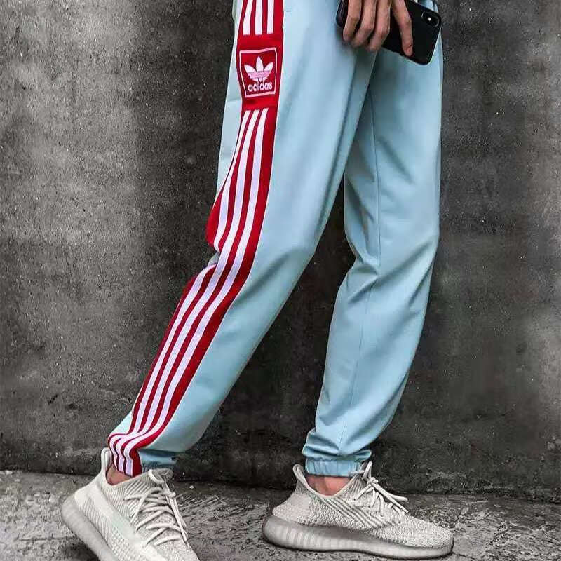 阿迪达斯 (adidas)三叶草运动三条杠休闲裤男女潮流宽松情侣长裤春秋