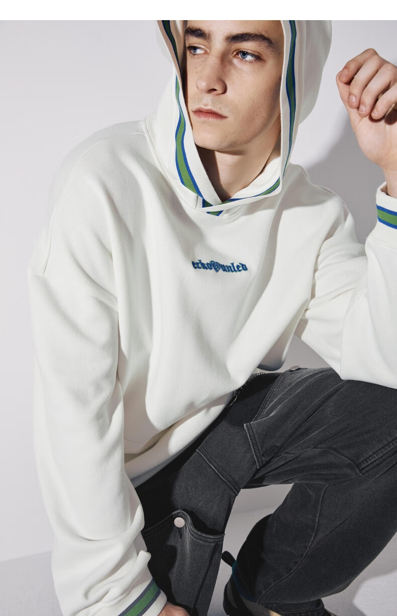 【查尔斯桃心联名】ecko犀牛潮牌22aw美式刺绣立体包针绣加厚卫衣男女