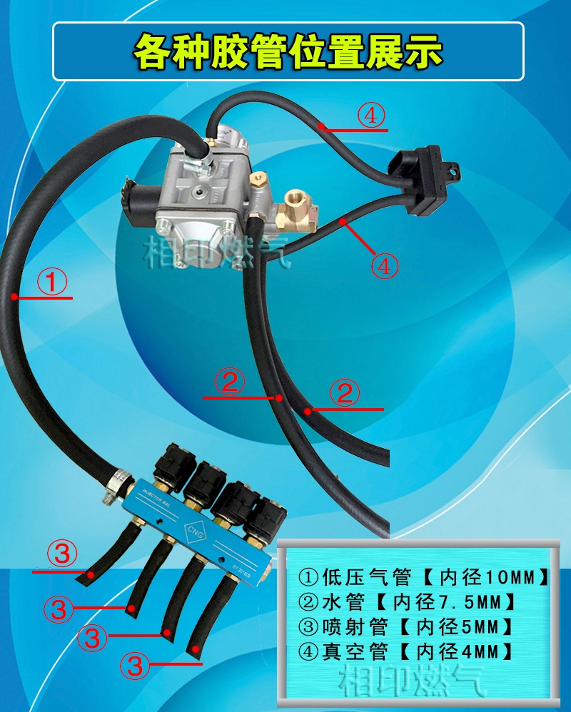 油改气仿真器接线图图片