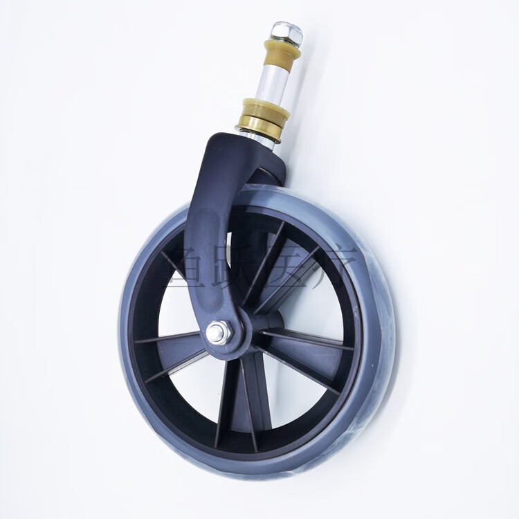 鱼跃(yuwell)轮椅h050 h007 h058b配件前叉总成 含前轮【图片 价格