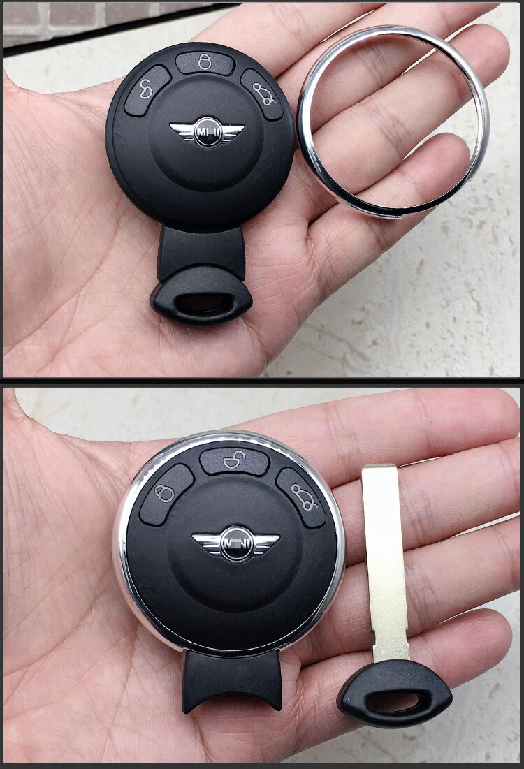 适用于 老款mini钥匙宝马mini coupe外壳bmw原装r56 r55车钥匙钥 粉色