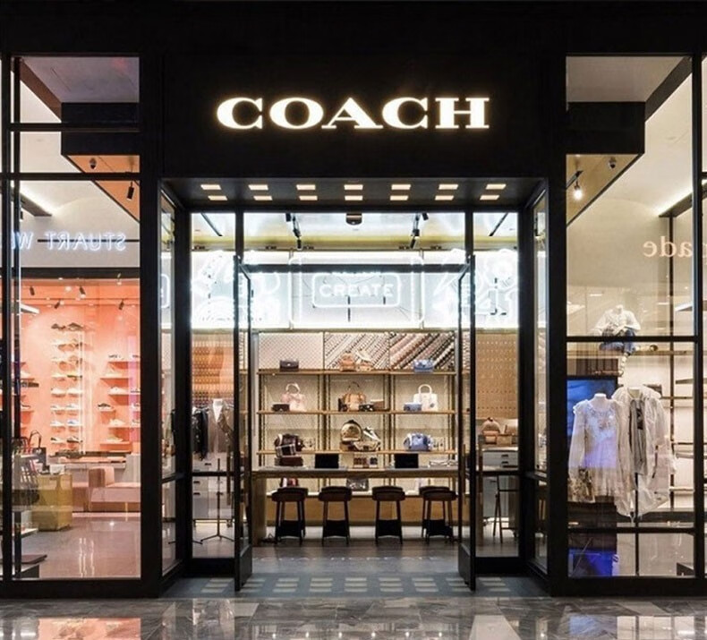 coach蔻驰 女士tote马车印花单肩斜挎托特手提包 89143白色【图片