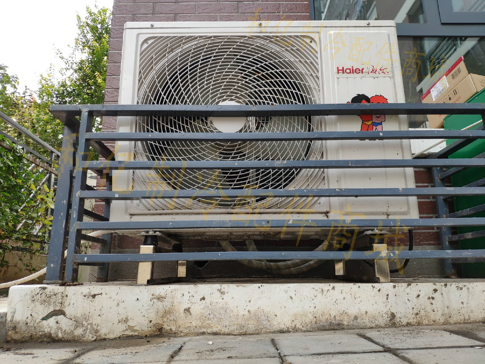 朝雨 不锈钢空调支架外机落地支架 1匹2匹3匹加高落地支架空调支架 20