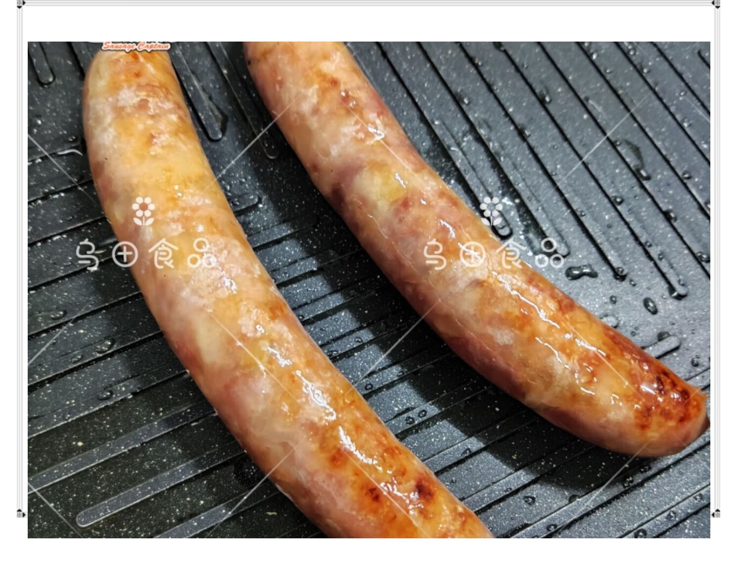 1包5根24厘米台式纯手工士林大香肠火山石烤肠纯肉可定制包装 原味