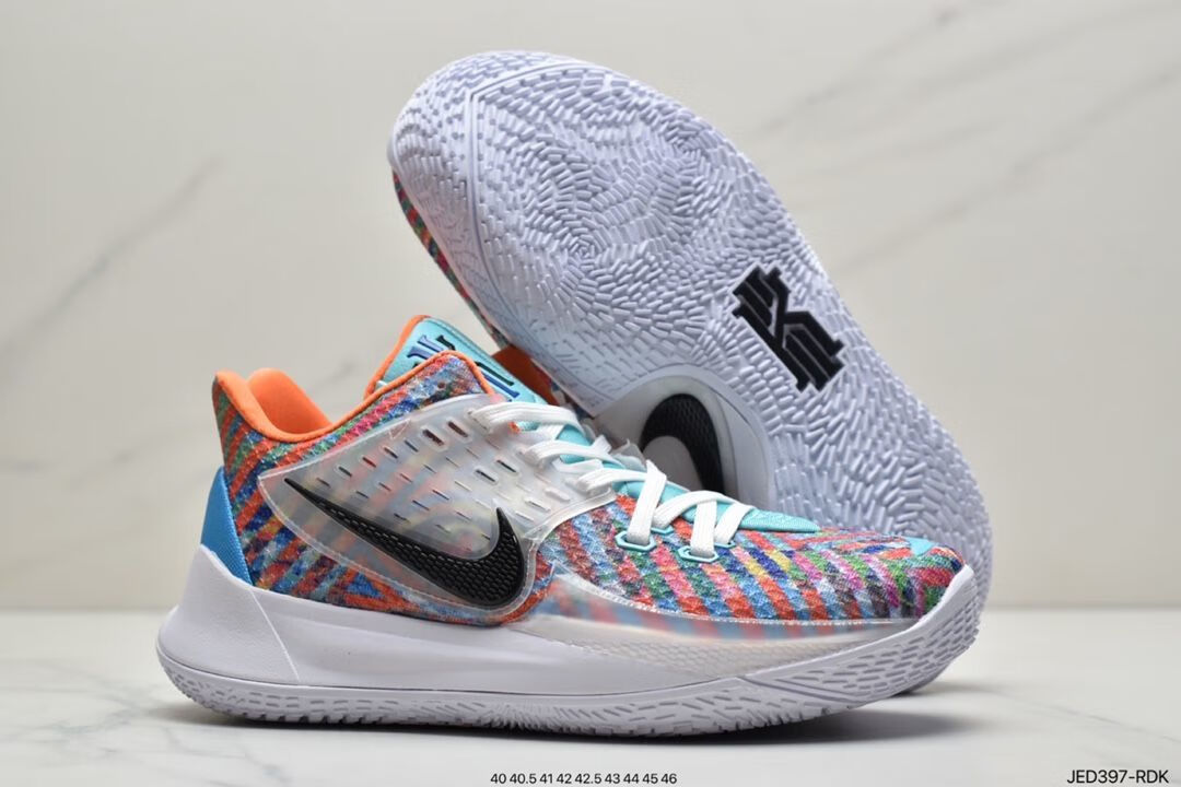 篮球鞋低帮男女鞋彩虹珊迪日落英雄蓝休闲透气气垫球鞋子3 欧文2彩虹