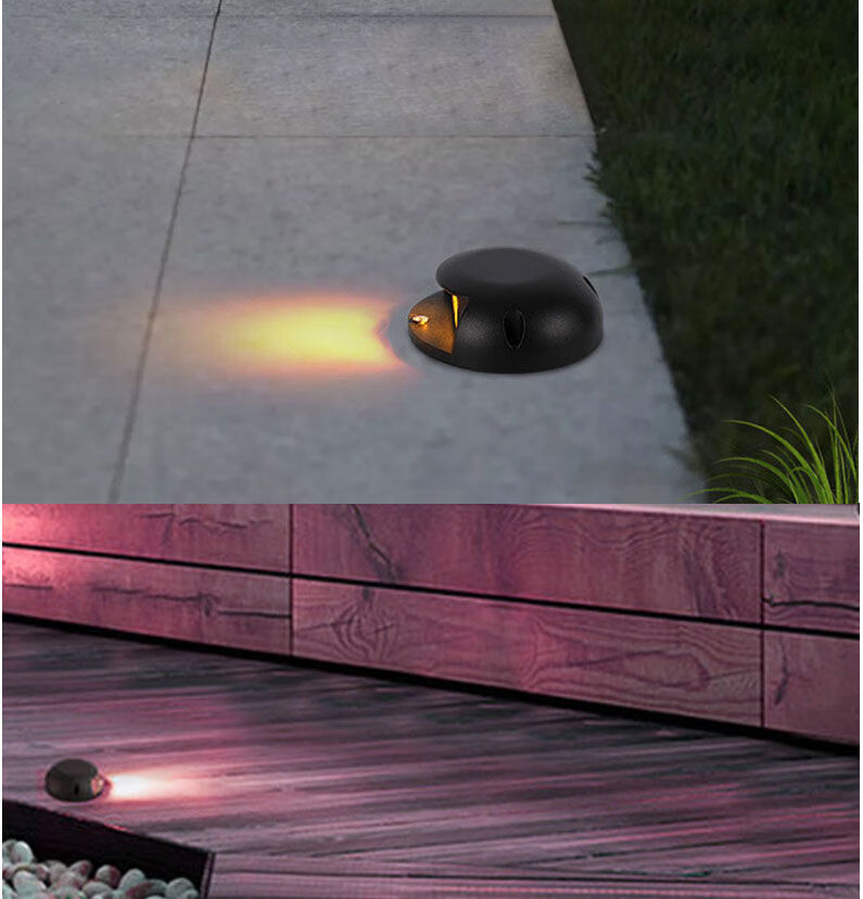 (鸿松)地埋灯led户外防水超薄侧发光步道灯透光龟背灯庭院廊道墙角