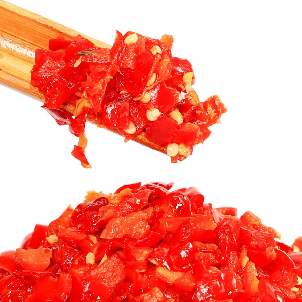 湖南剁椒剁辣椒中辣10kg大桶特产鱼头剁椒酱炒湘菜直销辣椒酱 10公斤