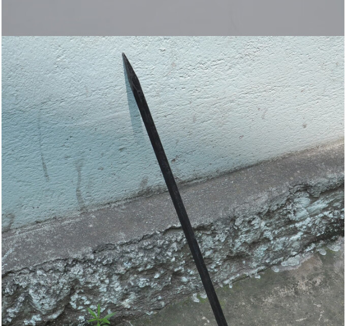 撬棍 拆地板拆墙铁棍家用工地撬棒建筑钢钎起井盖冲子尖弯亿程 长50