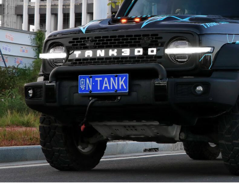 远燕适用于魏派wey坦克300中网改装件捍卫者tank中网小黄灯越野汽车