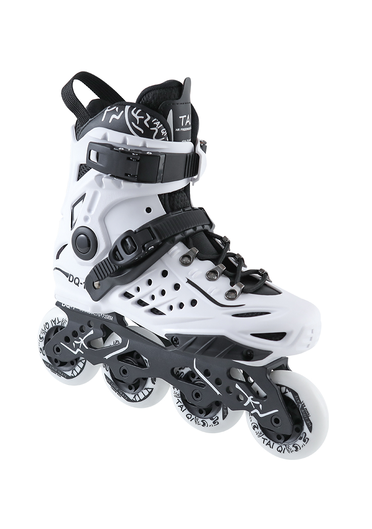 滑轮鞋轮滑鞋男溜冰鞋成年成人排轮大学生平花轮鞋滑冰鞋旱冰鞋黑色鞋