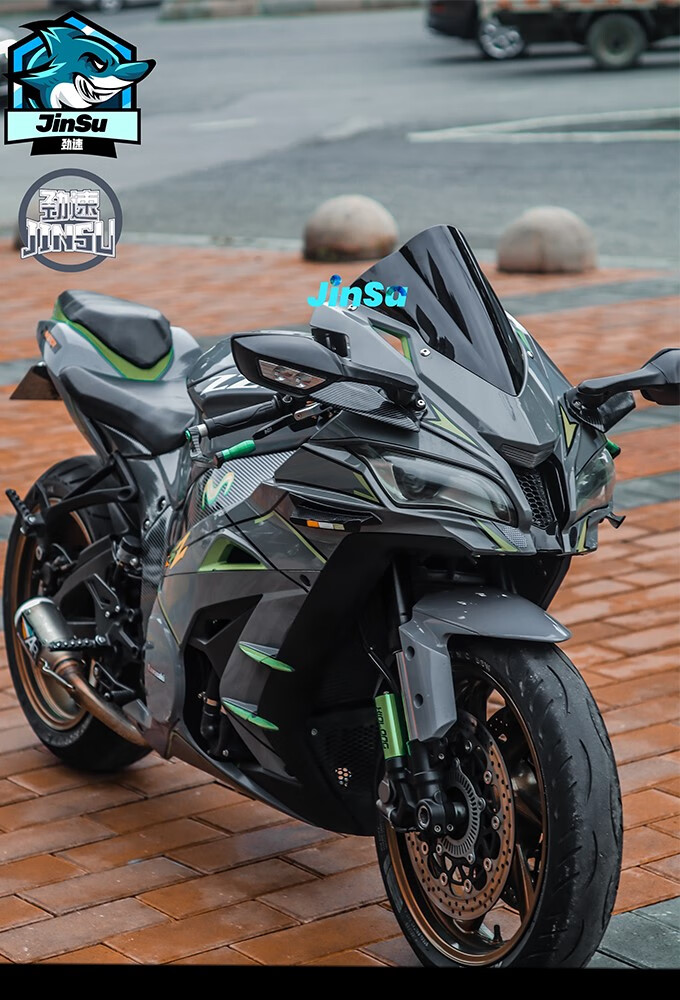 适用国产珠峰hy华鹰500华鹰r6风挡改装件前挡风板黑色配件加高厚竞技