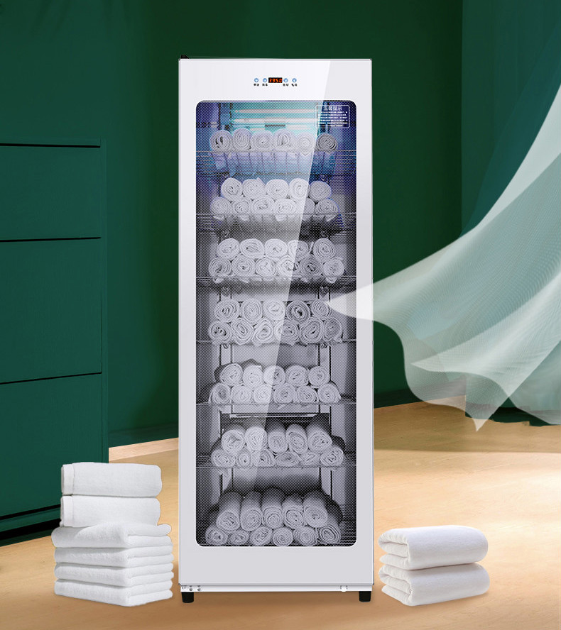 毛巾消毒柜紫外线美容院理发店足浴商用浴巾加热立式单门小型迷你欢瑾