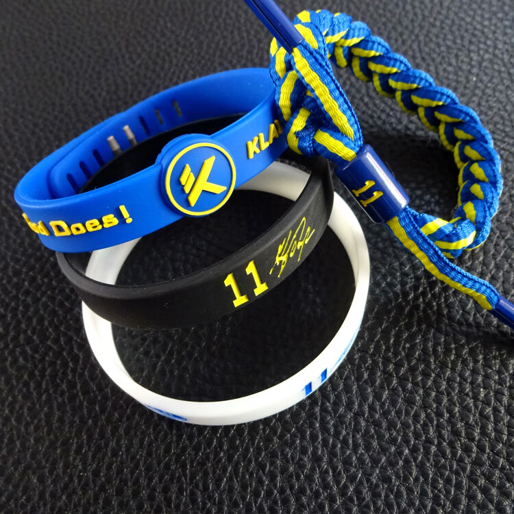 汤普森手环限量版nba篮球勇士队11号球星克莱汤普森硅胶夜光手链手环