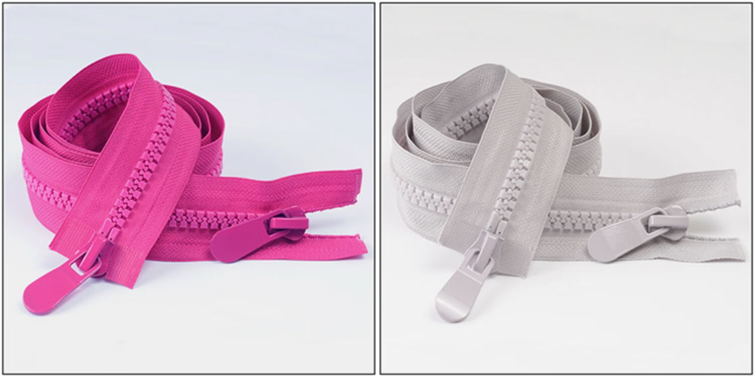 羽绒服拉链长拉链高档双头8号树脂配件长款大15双开双向衣服拉锁15号