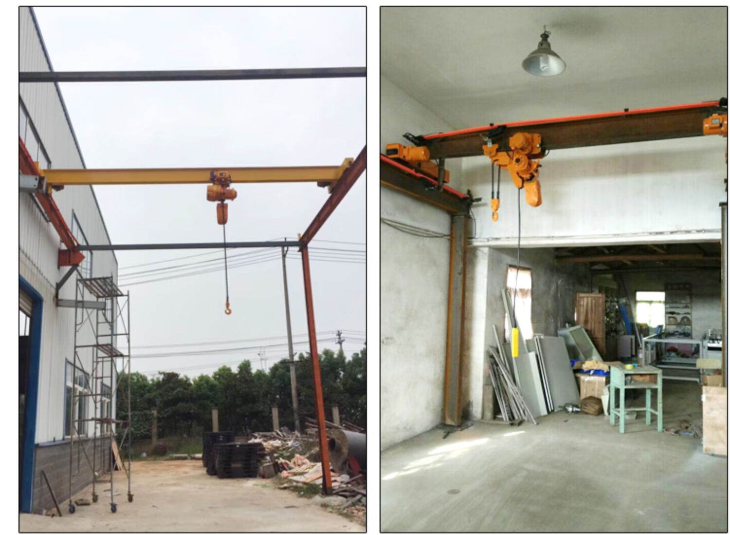 环链电动葫芦1吨2吨053510吨t行吊起重机链条式吊机380v防b爆挂钩式单