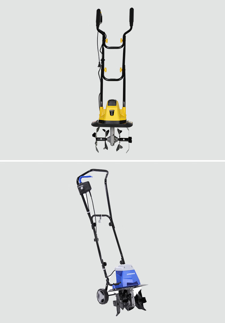电动松土机微耕机翻地小型家用农用犁地机锄地锄地除草1800w电动松土