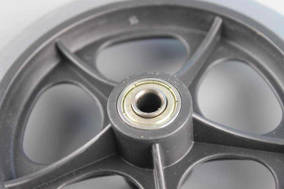 新款鱼跃(yuwell)轮椅配件前轮 前小轮6寸 轮椅前轮 1100后轮【图片