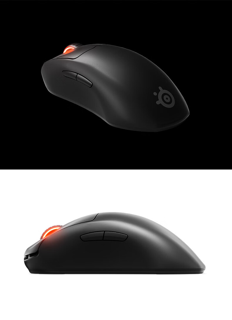 赛睿(steelseries)新品发 prime wireless人体工学无线游戏鼠标 prime