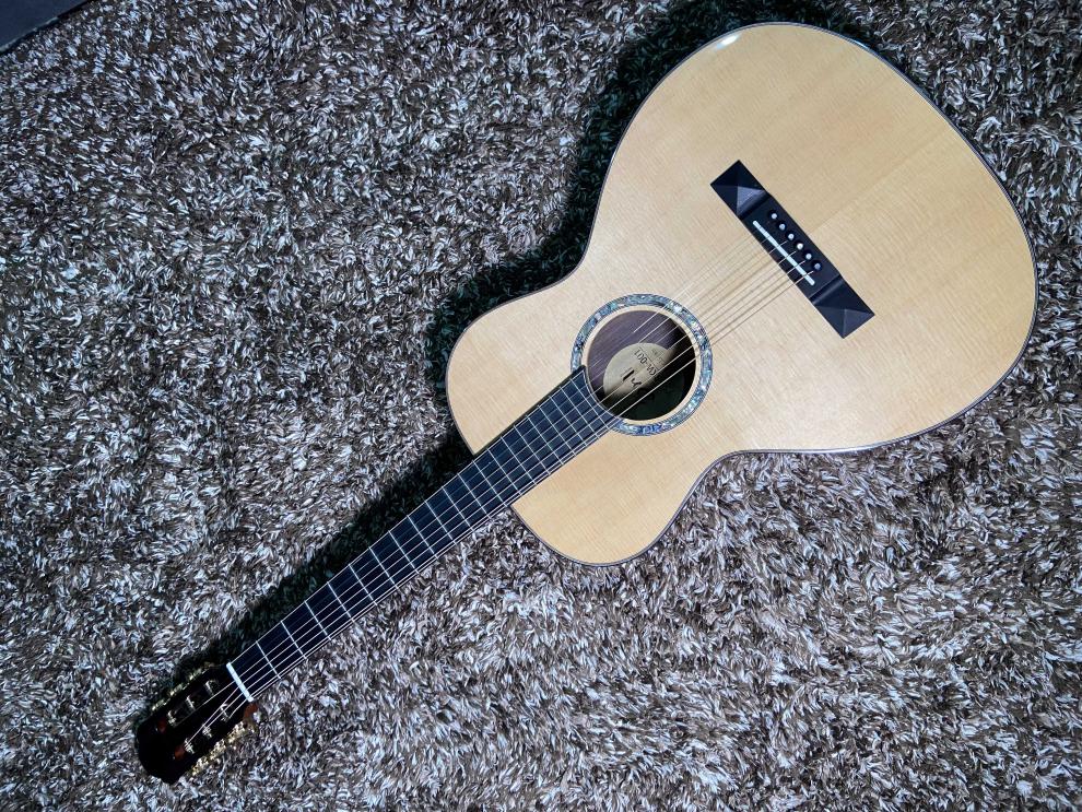 白川shirakawa蝶系列量产全单原声进阶39寸ga指弹民谣电箱吉他品质