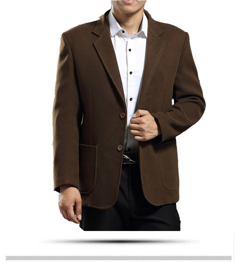 罗蒙【轻商务】春秋男士西装中老年男便西休闲西服中年男装外套爸爸