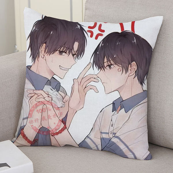 贺朝谢俞周边 伪装学渣抱枕靠垫可爱q版俞贺朝双面印